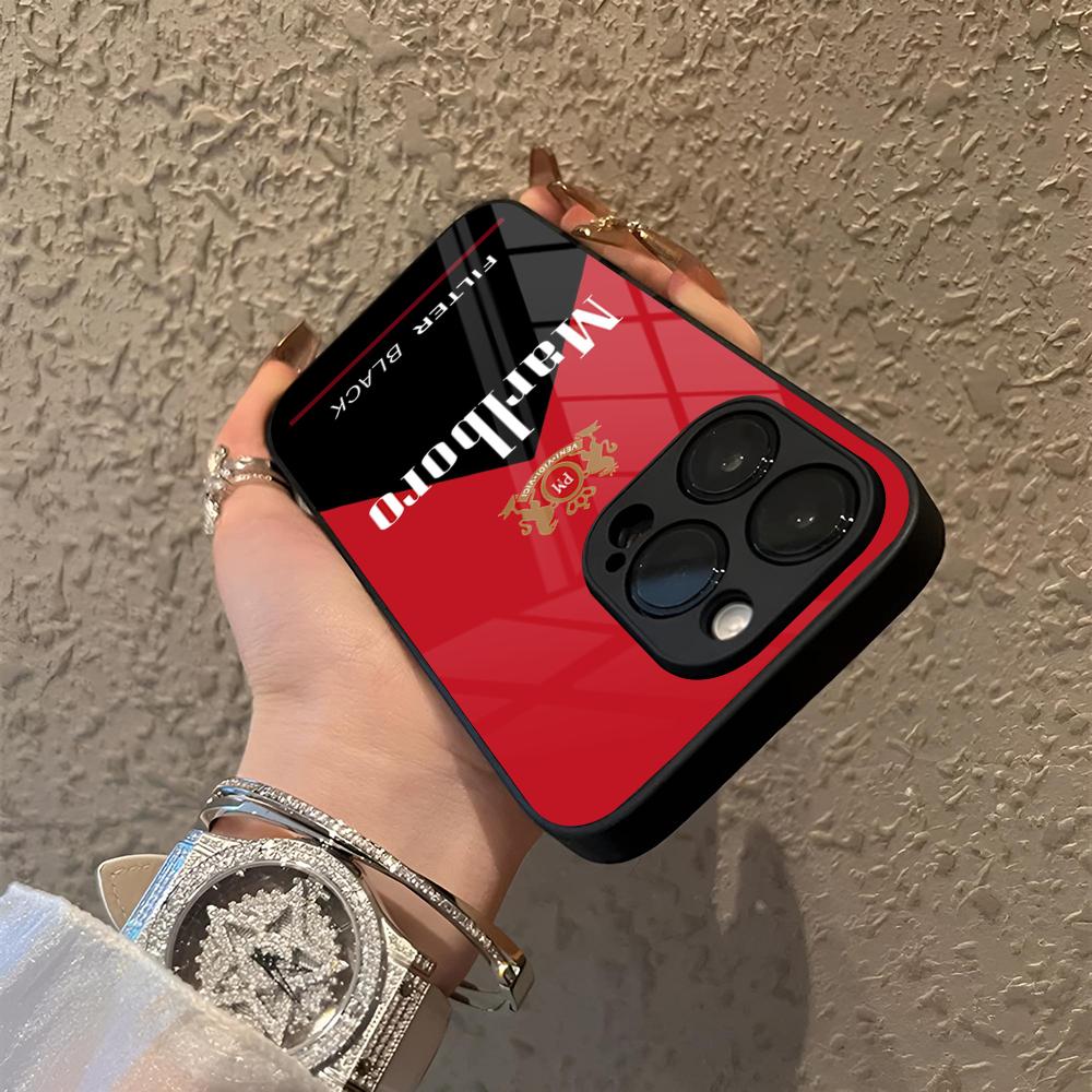 Phone Cases Blunt - Cigarette-M-MarlboroS Handyhülle aus Glas für Samsung