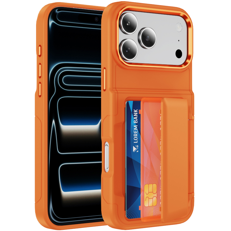 Card Holder Slim Case - Neue Einfarbige Mattierte PC-Brieftasche Kartenhalter Stoßfeste