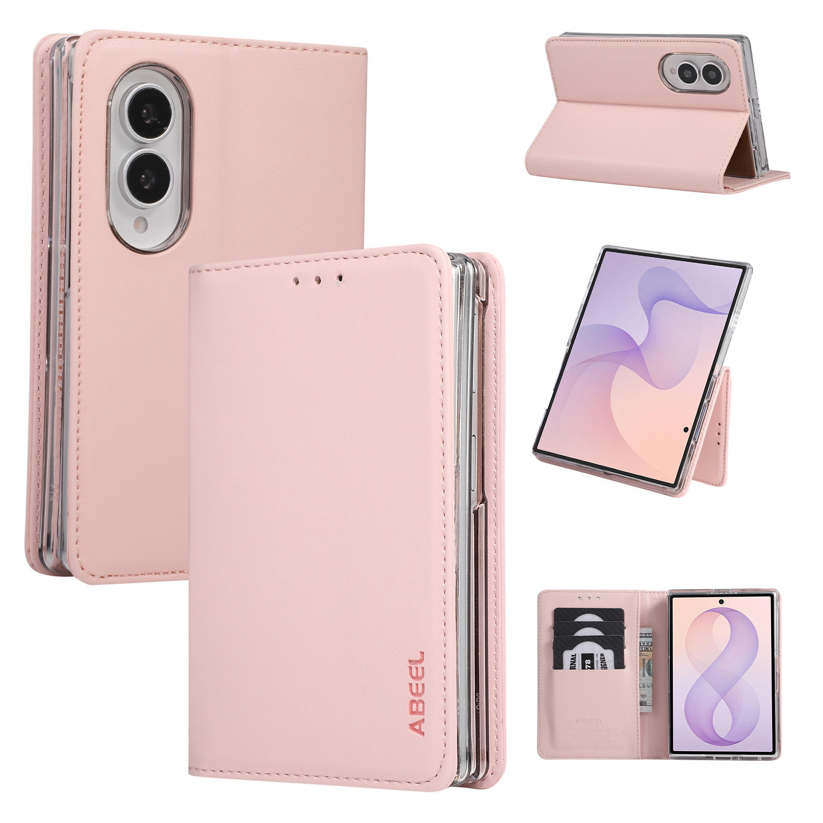 Card Holder Slim Case - Flip Cards Solt Wallet Skin Feel