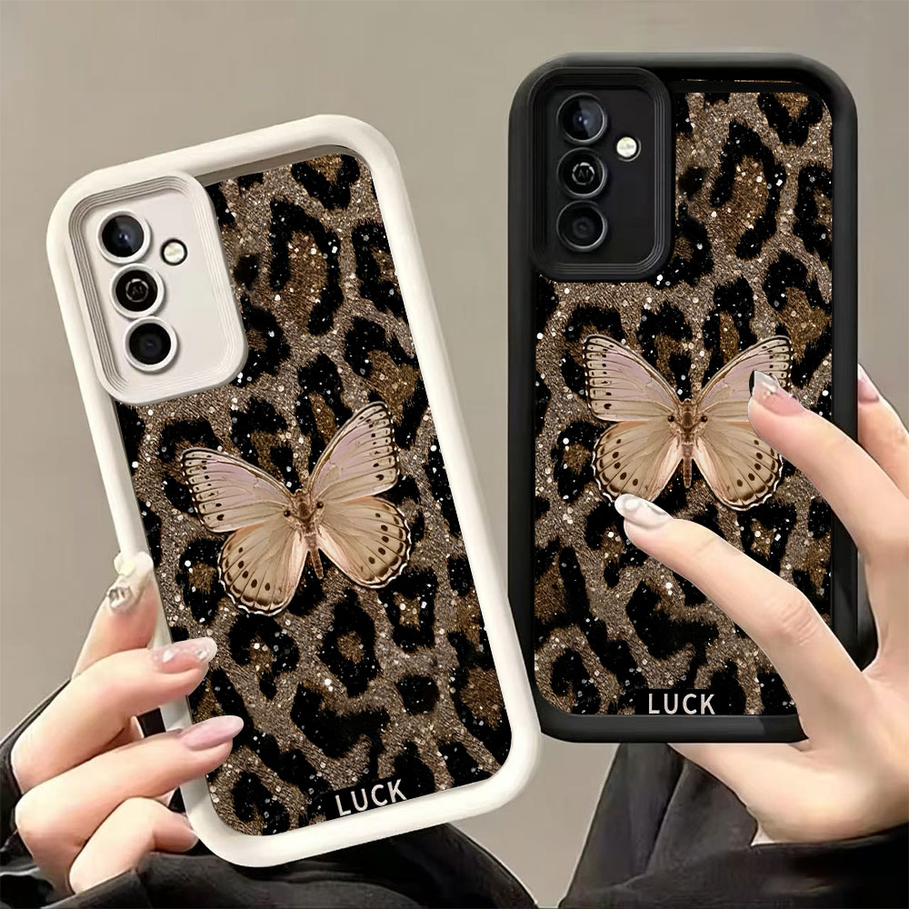 Phone Cases Leopard Print - Luxuriöse Stoßfeste Handyhülle für Samsung Galaxy