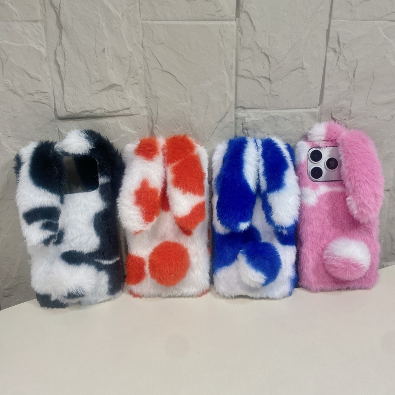 Phone Cases 13 - Niedliche Hasen-Design Flauschige Handyhüllen für iPhone