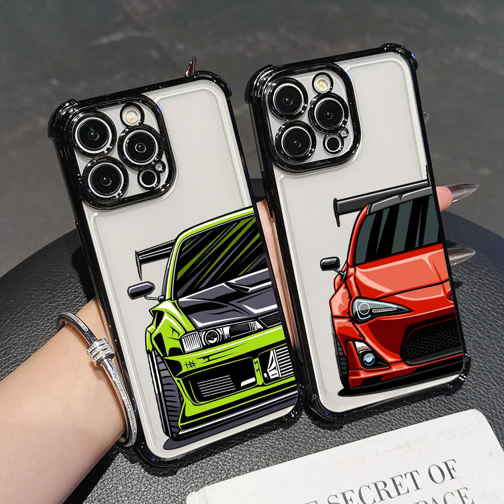 Phone Cases Tokyo - Cartoon Tokyo JDM Drift Sportwagen Weiche