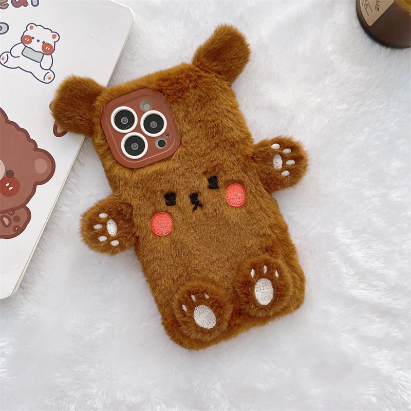 Koreanische 3D Cartoon Bär Fla – Phone Cases 13 Bewertung und Preis