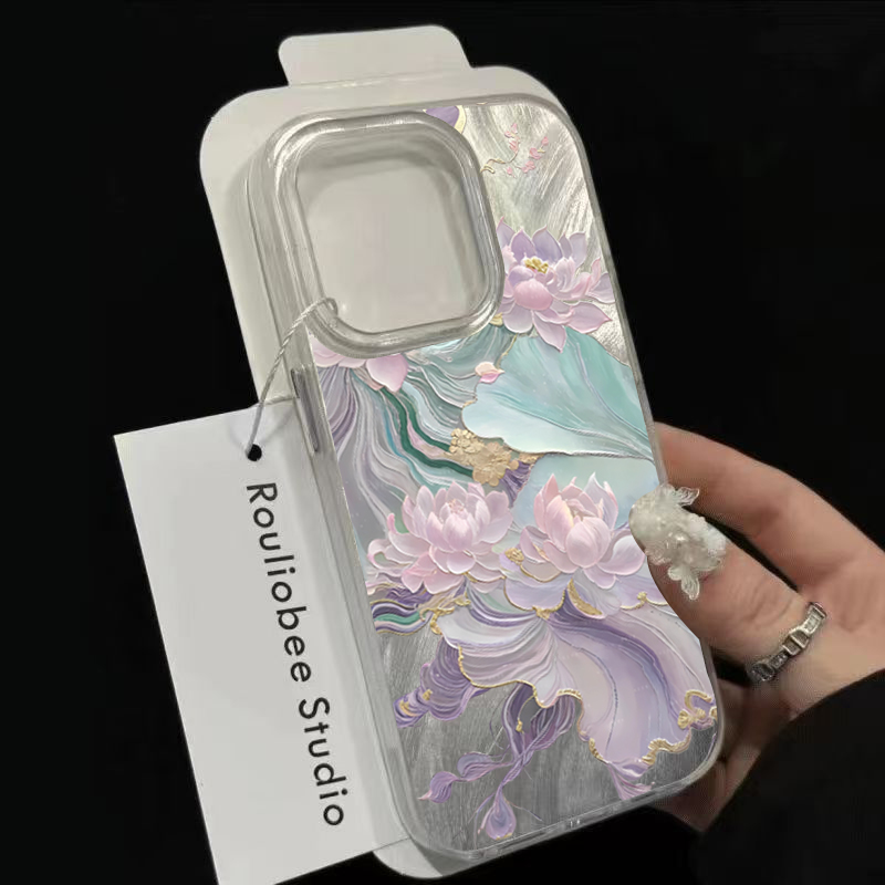 Traumhaftes Lila Lotus-Print Ä – Phone Cases Purple Bewertung und Preis
