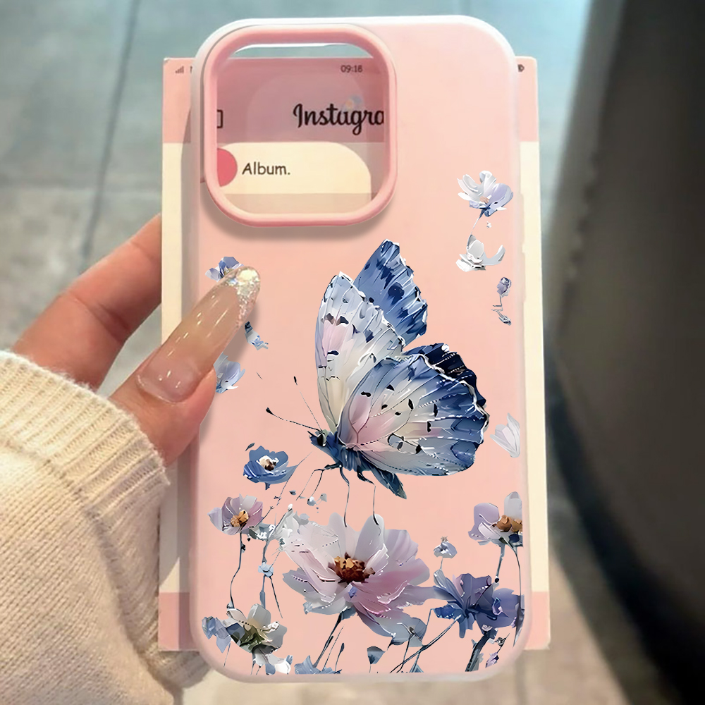 Aquarell Blau-Lila Schmetterli – Phone Cases Purple Bewertung und Preis