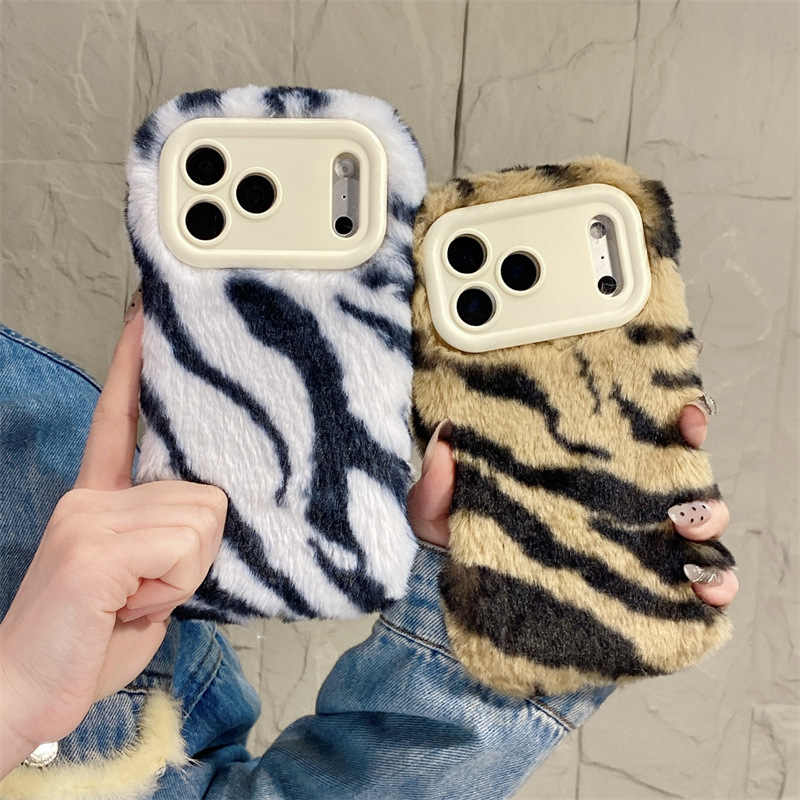 Luxuriöse Zebra-Muster Flausch – Phone Cases 13 Bewertung und Preis