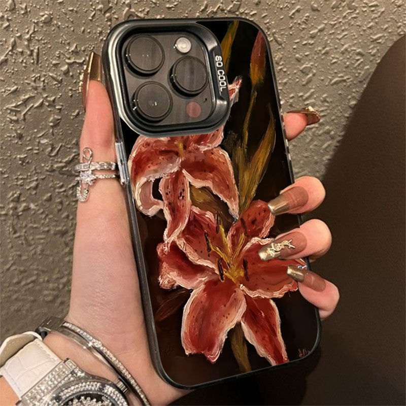 Ölgemälde Lilie Blume Retro Mu – Phone Cases Drop Proof Bewertung und Preis