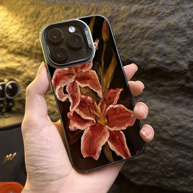 Ölgemälde Lilie Blume Retro Mu – Phone Cases Drop Proof Bewertung und Preis
