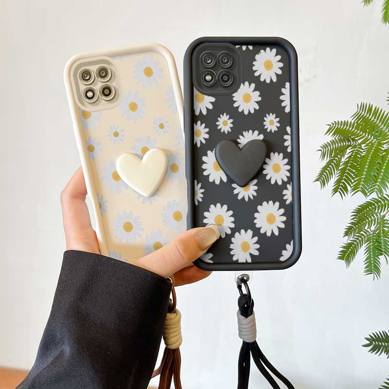 3 Stück (weiße Sonnenblumen-Ha – Phone Cases India Bewertung und Preis