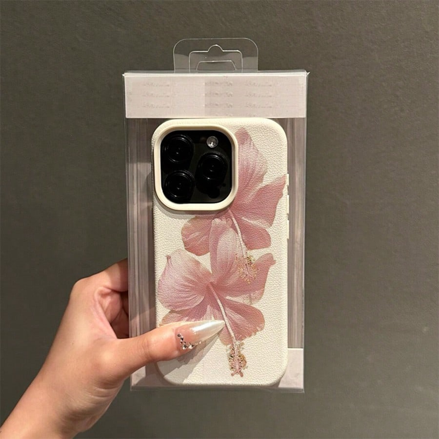 Rosa Hibiskus elegante hochäst – Phone Cases Drop Proof Bewertung und Preis